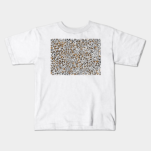 New Leopard Texture 2 Kids T-Shirt by B&K